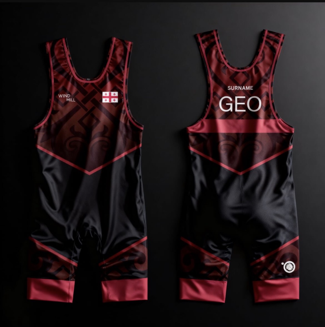 Geometric Heritage – Red