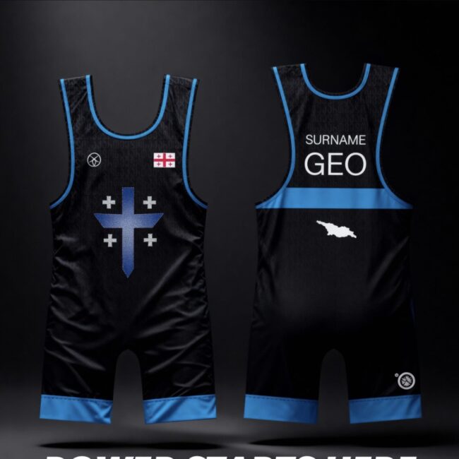 Georgian Cross Minimal – Blue