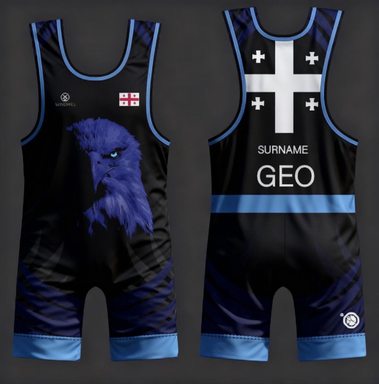 Georgian Eagle – Blue