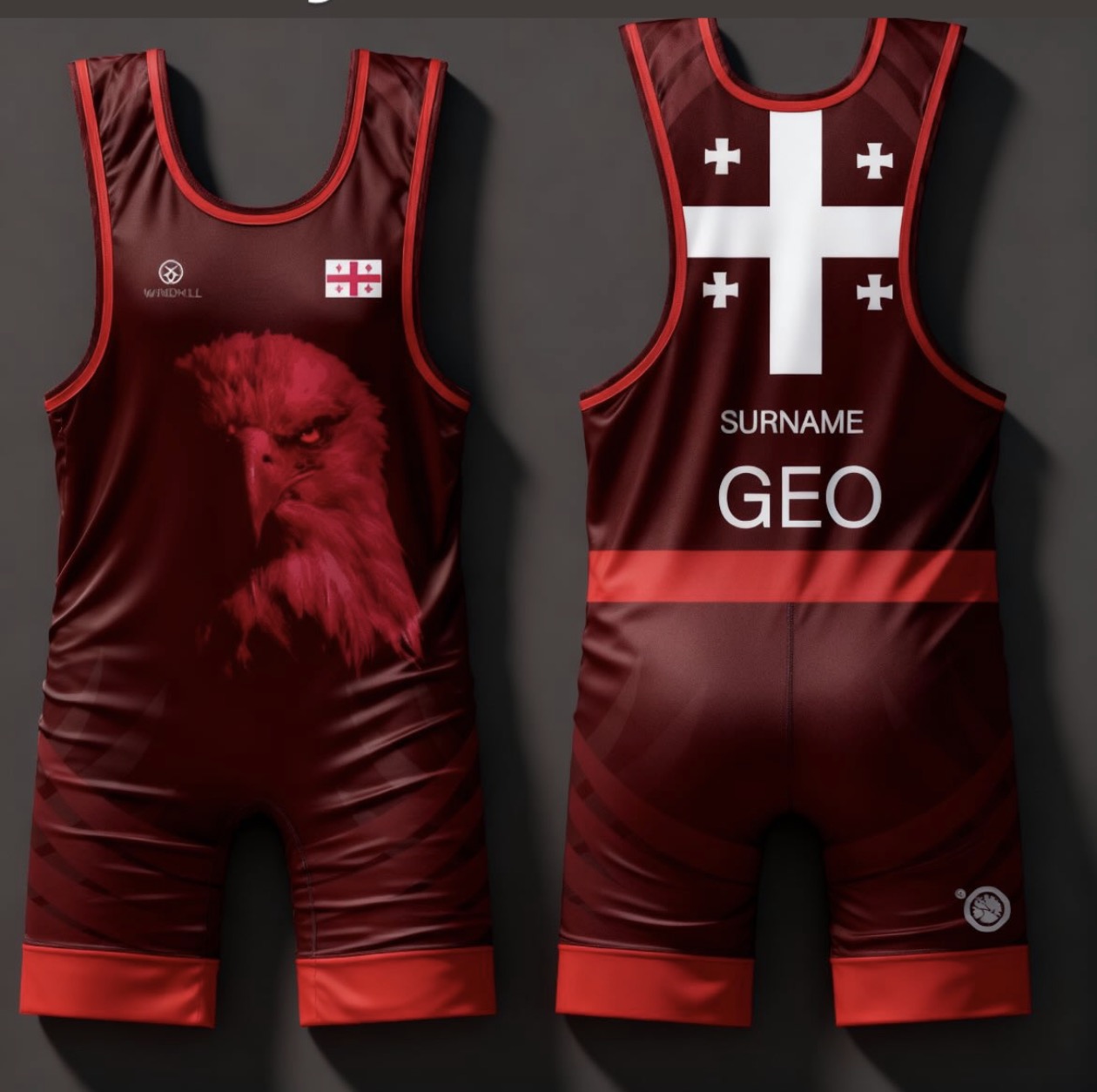 Georgian Eagle – Red