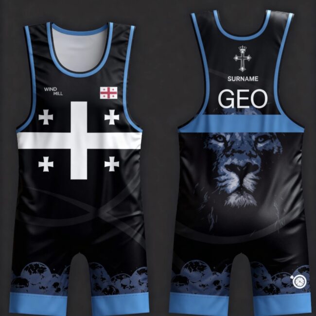 Georgian Lion – Blue